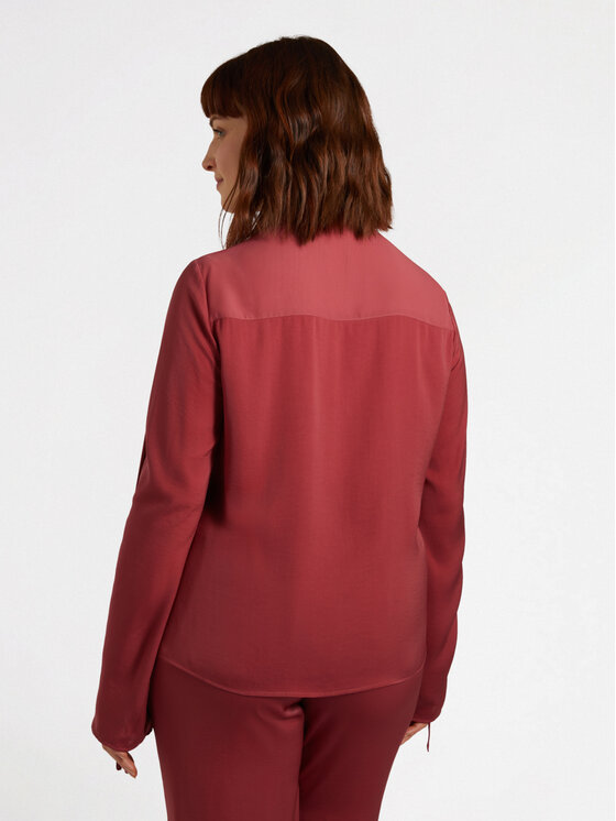 Fiorella Rubino Fiorella Rubino Koszula 5048T001275N029 Bordowy Regular Fit