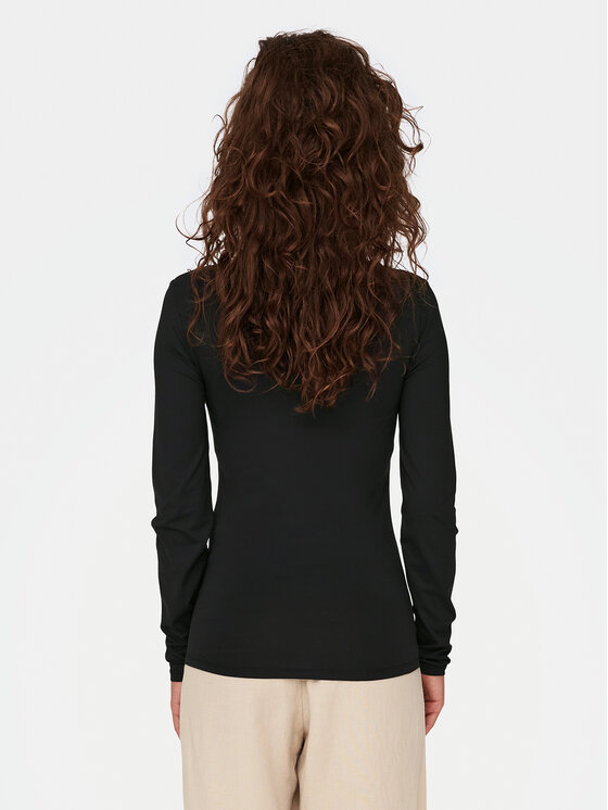 ONLY ONLY Блуза Lea 15302647 Черен Slim Fit