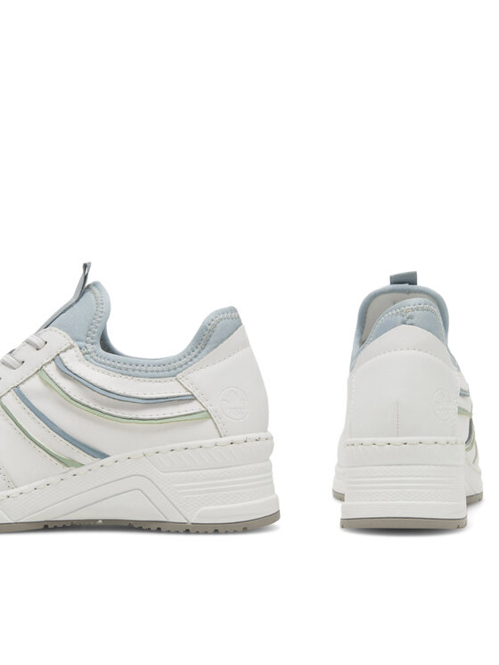 Rieker Rieker Sneakersy N4381-80 Bílá