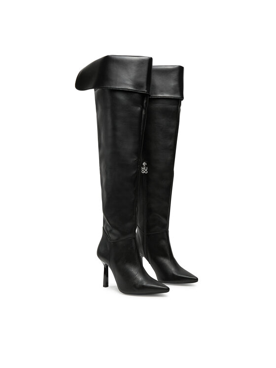 HUGO HUGO Cizme lungi muschetar Katniss 50529833 Negru