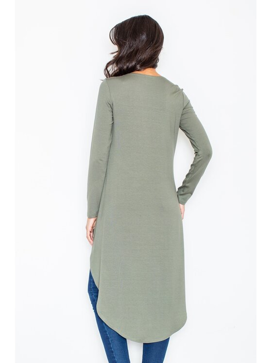 FIGL FIGL Τουνίκ M412 Χακί Regular Fit