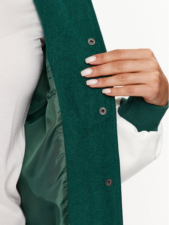 Noisy May Noisy May Μπόμπερ μπουφάν Ocean 27028587 Πράσινο Relaxed Fit