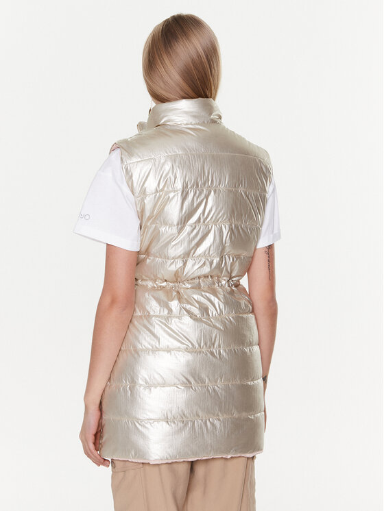 Liu Jo Sport Liu Jo Sport Varrukateta jakk T4620 C3213 Kuldne Regular Fit