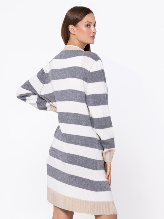Miss LK Miss LK Sweter MISSLKK Beżowy Loose Fit