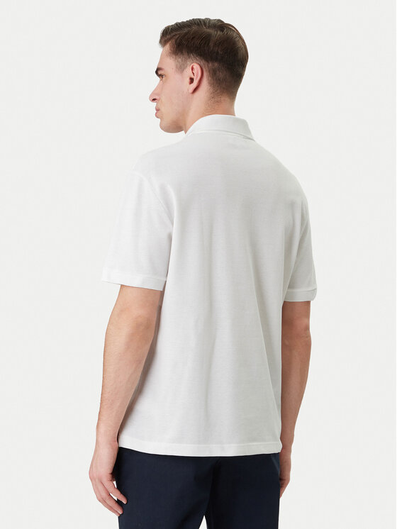 Lacoste Lacoste Polo marškinėliai PH7757 Balta Loose Fit