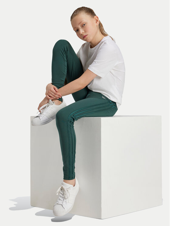 adidas adidas Legginsy IY9542 Zielony Slim Fit