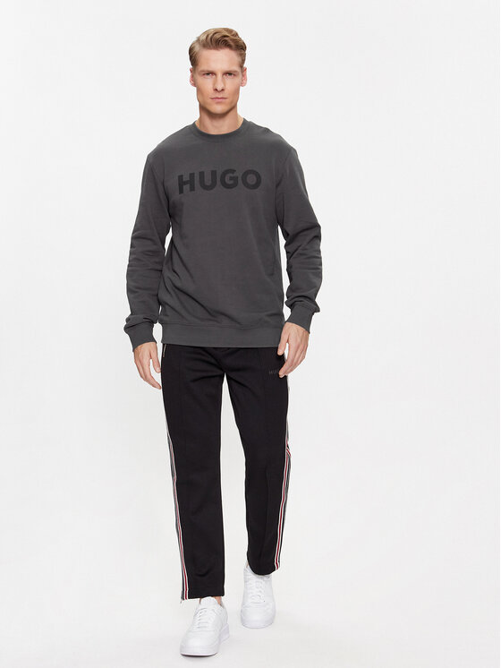 HUGO Hugo Bluza Dem 50477328 Szary Regular Fit
