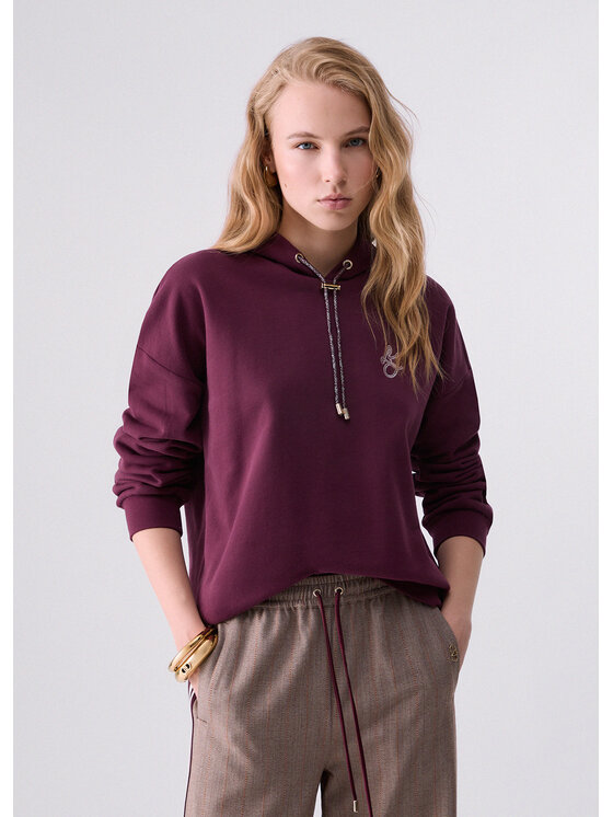 Liu Jo Liu Jo Felpa TF6070FS09191718 Viola Regular Fit
