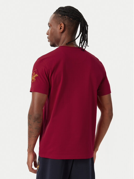 Beverly Hills Polo Club Beverly Hills Polo Club T-Shirt P-SS26M-TS1519 Κόκκινο Regular Fit