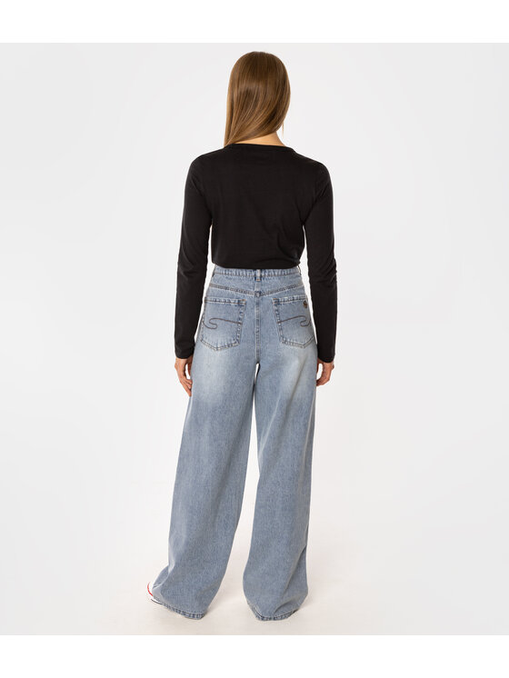 Lee Cooper Lee Cooper Jeansy ISA Niebieski Mom Fit