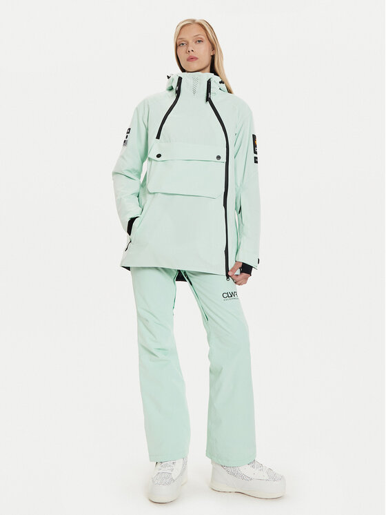 Colourwear Colourwear Kurtka snowboardowa Cake 2.0 7010314 Turkusowy Regular Fit