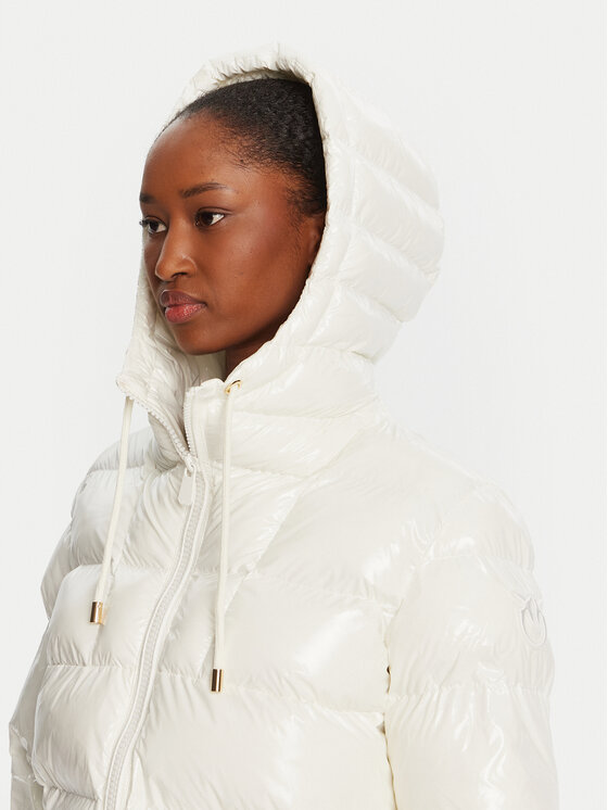 PINKO PINKO Winterjacke Eleodoro 101597 A2P7 Weiß Regular Fit