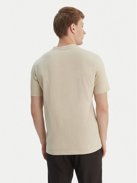 BOSS BOSS T-Shirt TS_Terrace Logo 50559361 Beige Regular Fit