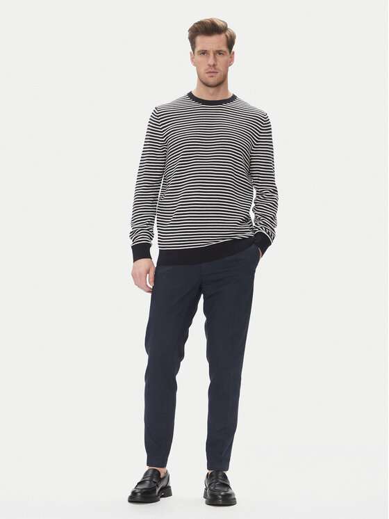 Bugatti Bugatti Pullover 7400 75513C Dunkelblau Regular Fit