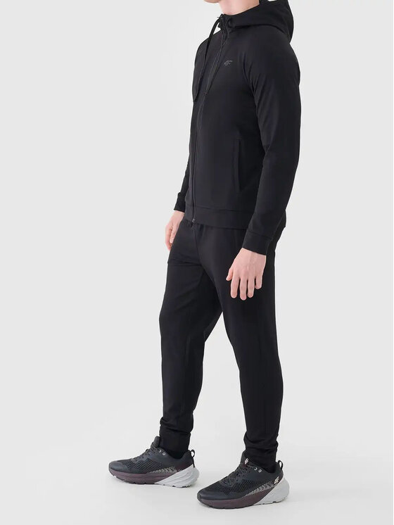 4F 4F Spodnie dresowe 4FWSS26TFTRM1046-20 Czarny Active Fit