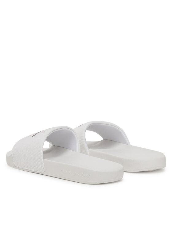 Calvin Klein Jeans Calvin Klein Jeans Nazouváky Slide Monogram Wn Logo Ck YW0YW01967 Bílá