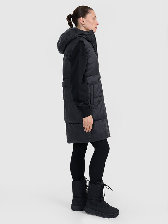 4F 4F Kamizelka APRES SKI Czarny Regular Fit