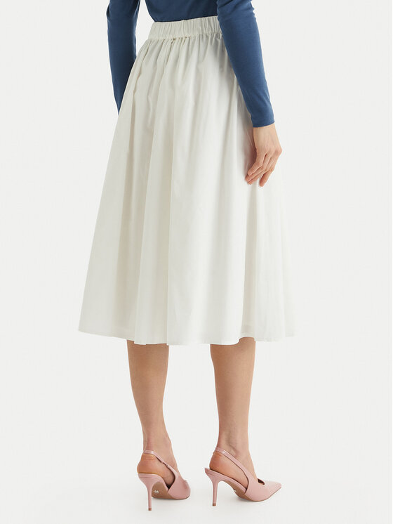 ONLY ONLY Спідниця трапеція Maila 15369555 Білий Regular Fit