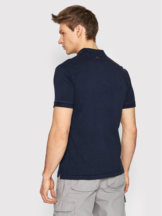 Napapijri Napapijri Poloshirt Elbas NP0A4GB4 Dunkelblau Regular Fit
