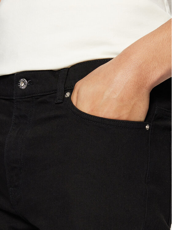 HUGO HUGO Jeansy Ash 50511483 Černá Slim Fit
