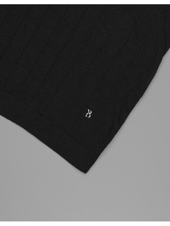 Borgio Borgio Polo pastena Czarny Classic Fit