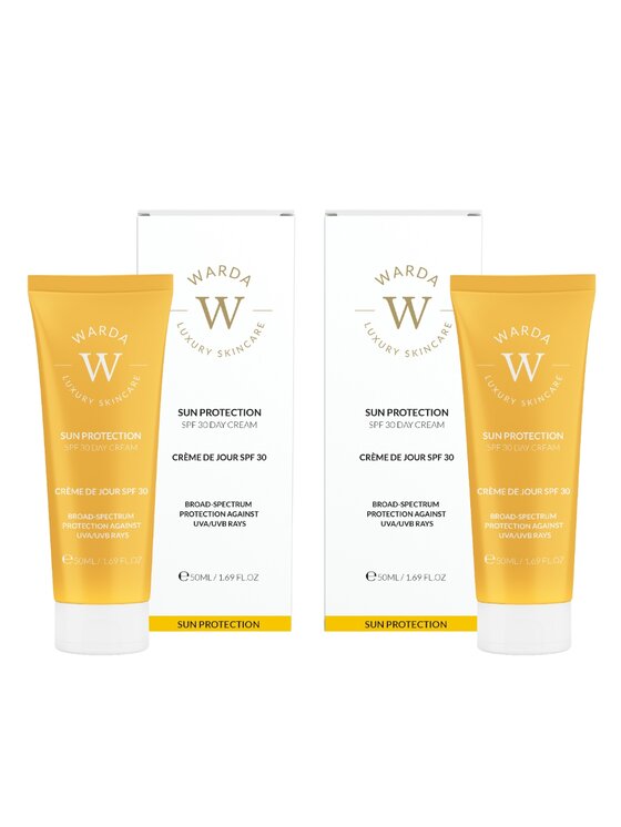 Warda Skincare Warda Skincare 2 x Krem z ochroną przeciwsłoneczną SPF 30 na dzień 50 ml Krem na dzień