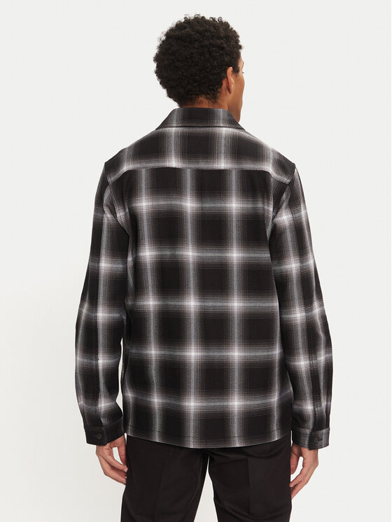 HUGO Hugo Hemd Enalu 50520104 Schwarz Oversize