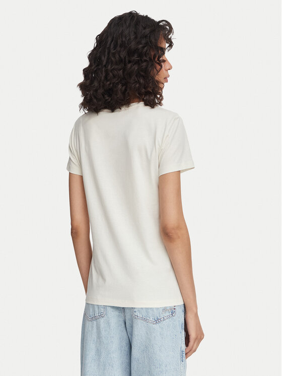 BOSS BOSS Тишърт C_Elove_5 50566827 Кремав Slim Fit