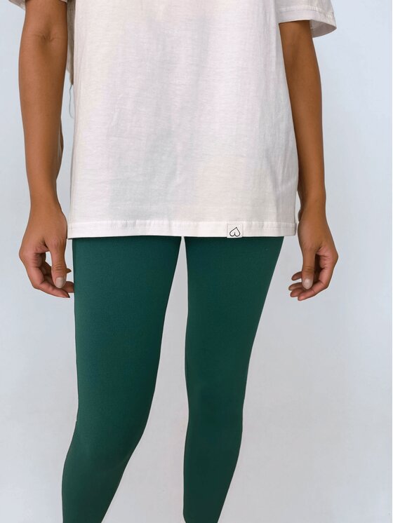 BeShaped BeShaped T-Shirt No Pain No Champagne Zielony Oversize