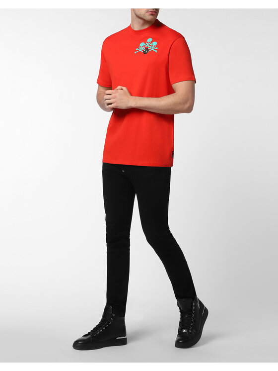 PHILIPP PLEIN PHILIPP PLEIN T-shirt 209 Rosso Regular Fit