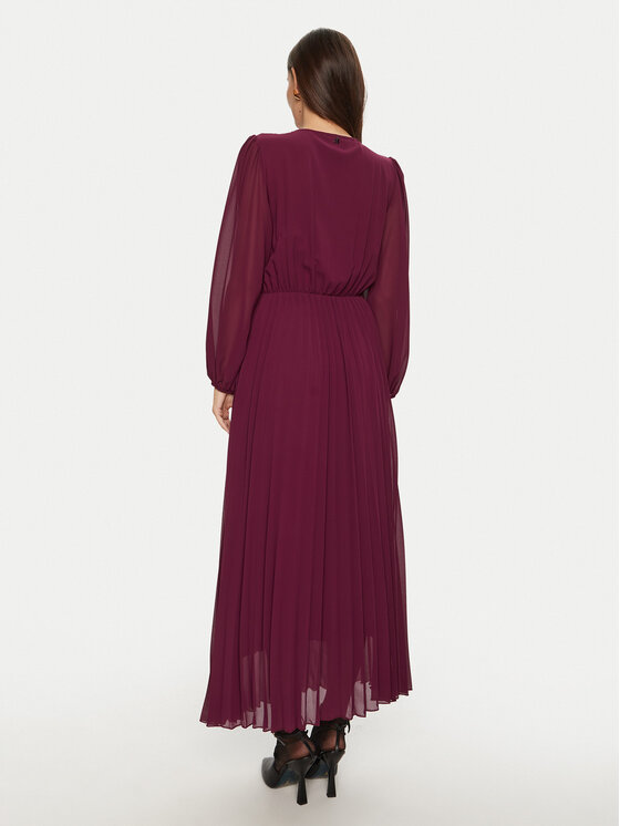 Dixie Dixie Cocktail obleka A319K024A Vijolična Regular Fit
