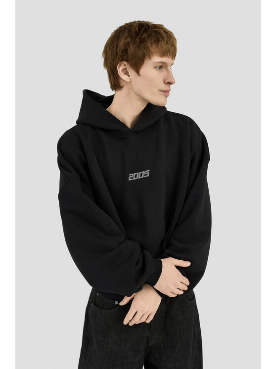 2005 2005 Bluza Classic Logo Czarny Oversize