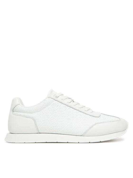 Sneakers Calvin Klein Low Prof Runn Laceup Mono HM0HM01896 Alb