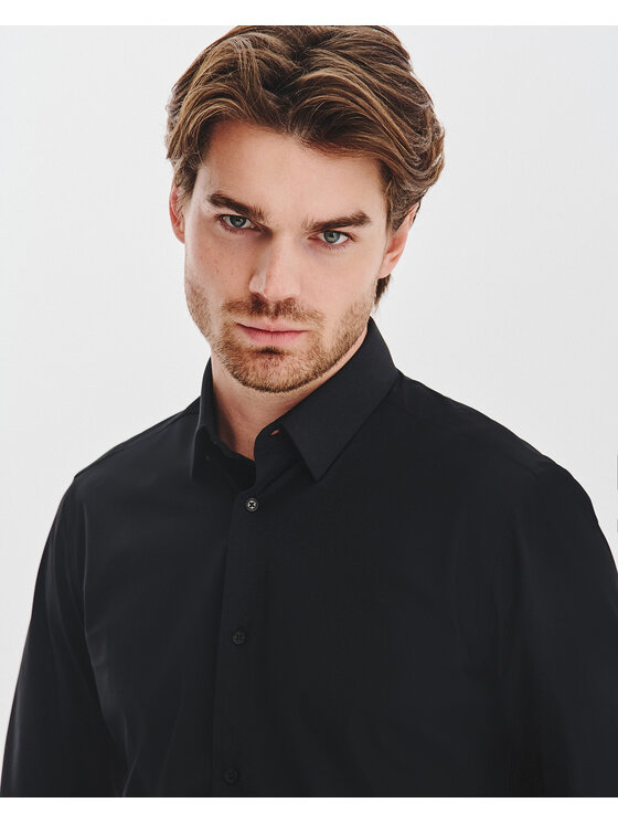 Pako Lorente Pako Lorente Koszula P25WF-1X-048 Czarny Slim Fit