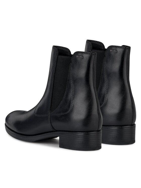 Geox Geox Kotníková obuv s elastickým prvkem D Felicity Np Abx D36BLC 00043 C9999 Černá