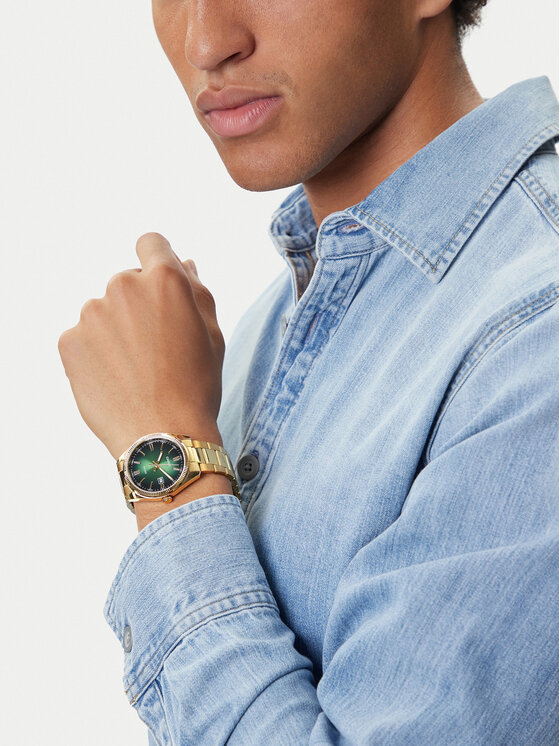Casio Casio Zegarek MTP-1302PGC-3AVEF Zielony