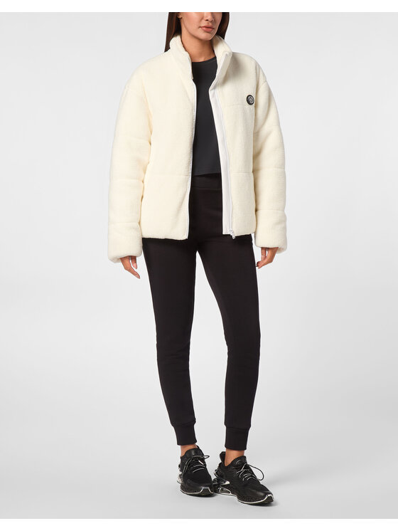 Plein Sport Plein Sport Kurtka puchowa 10177 Biały Regular Fit