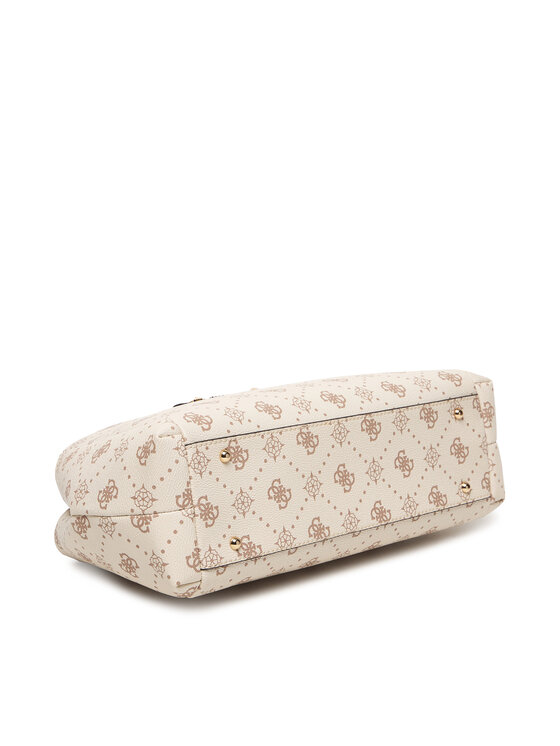 Guess Guess Geantă Carrie Logo HWGP98 98060 Écru