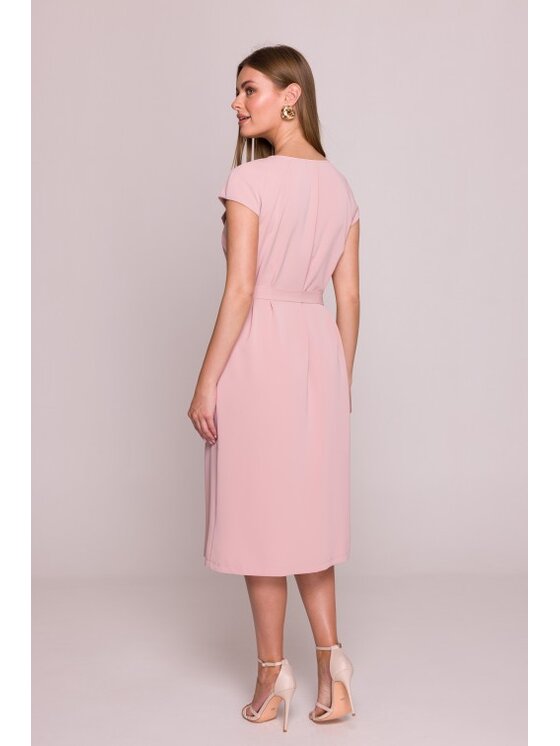 Stylove Stylove Sukienka codzienna S411 Różowy A-Line Fit