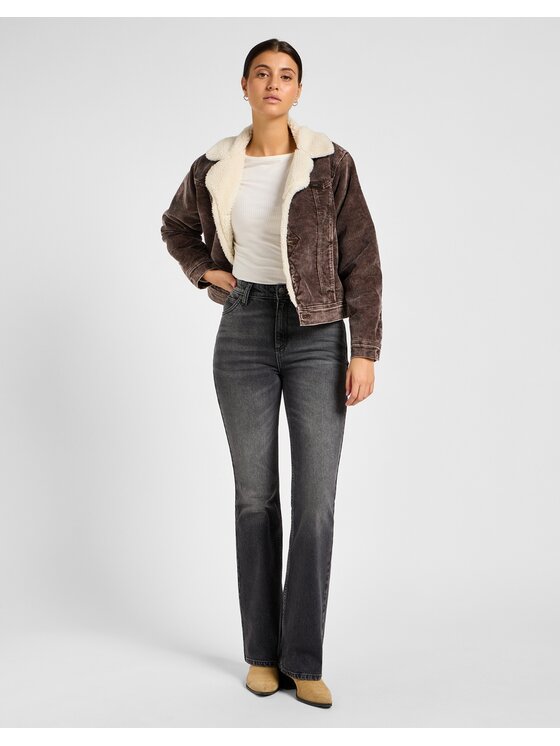 Lee Lee Jeansy Rider Loose Czarny Loose Fit