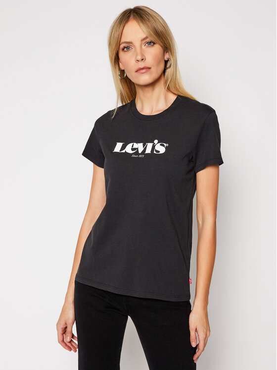 Levi's® Levi's® T-Shirt The Perfect Tee 17369 Czarny Regular Fit