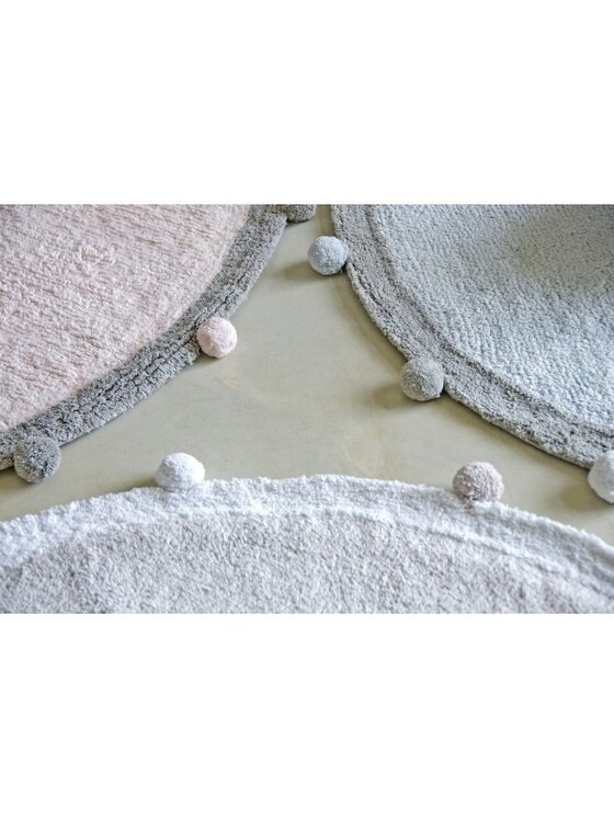 Lorena Canals Lorena Canals Dywan dziecięcy Dywan Bawełniany Bubbly Soft Pink Ø120 cm Różowy