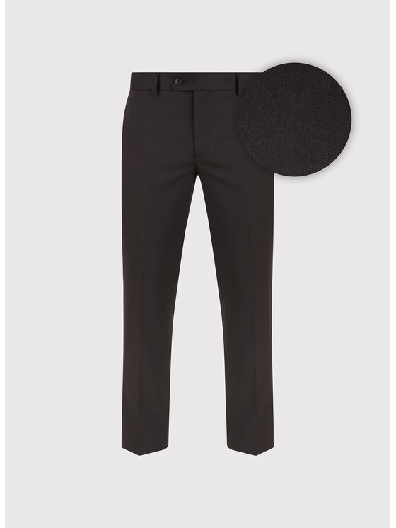 Pako Lorente Pako Lorente Garnitur P25WF-4X-008 Brązowy Super Slim Fit