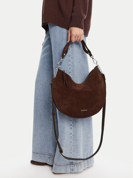 Coccinelle Coccinelle Сумка QKG Coccinellesunup Suede E1 QKG 13 02 01 Коричневий