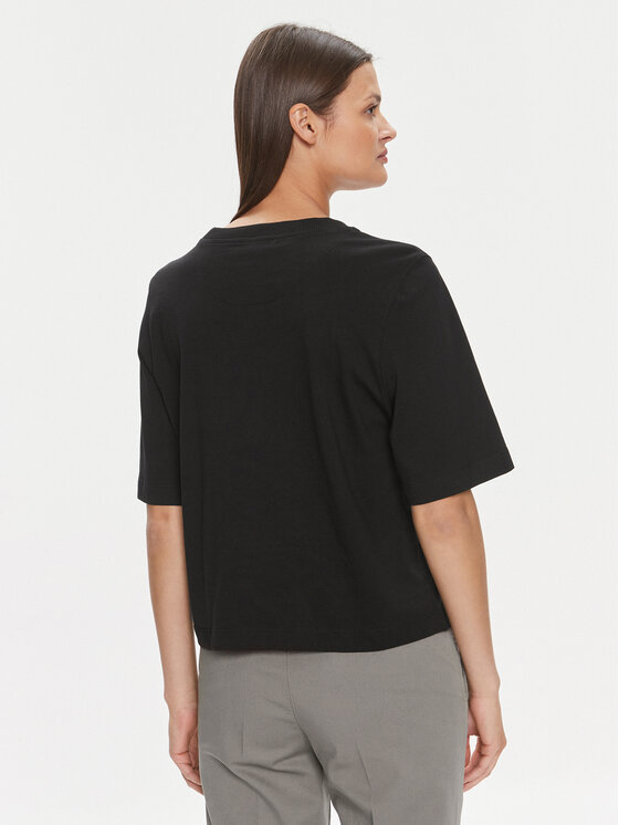 United Colors Of Benetton United Colors Of Benetton T-shirt 3BL0E17G5 Crna Boxy Fit
