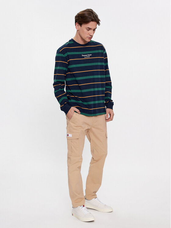 Tommy Jeans Tommy Jeans Штани з тканини Austin DM0DM18341 Бежевий Slim Fit