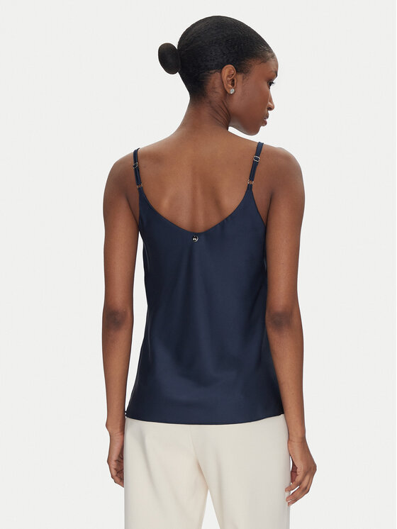 Rinascimento Rinascimento Top CFC0122601003 Granatowy Regular Fit