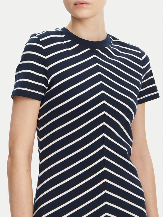 Tommy Hilfiger Tommy Hilfiger Každodenné šaty WW0WW44547 Tmavomodrá Regular Fit