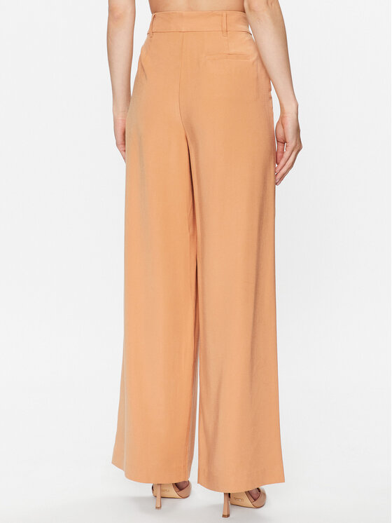 DKNY DKNY Palazzo nohavice P3EK8Q84 Oranžová Regular Fit