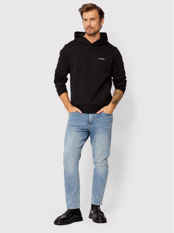 Calvin Klein Calvin Klein Μπλούζα Micro Logo K10K109927 Μαύρο Relaxed Fit